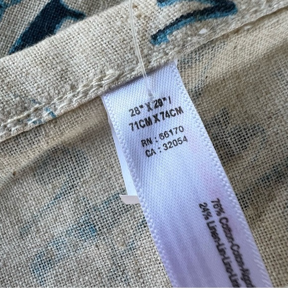 Anthropologie Linea Carta Language of Love Pleated Apron Cotton Linen Amour NWT - Picture 13 of 14